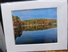 "Fall Reflections at Walden Pond" (14 x 11 Matted Print) – Barbara Olson