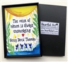 Heartful Art Magnet - Thoreau Quote: "The voice of nature is always encouraging"