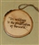 "In wildness is the preservation of the world" Hand-Burned Wood Ornament
