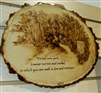 "Pursue Some Path" Thoreau Quote Hand-Burned onto Wood Plaque