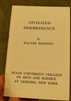 Civilized Disobedience - Walter Harding
