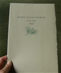 Henry David Thoreau, 1862-1962: A Centenary Commemoration: May fifth, 1962