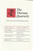 The Thoreau Quarterly, Winter / Spring 1984, Volume 16, Numbers 1 & 2
