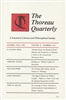 The Thoreau Quarterly, Summer / Fall 1984, Volume 16, Numbers 3 & 4