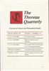 The Thoreau Quarterly, Winter / Spring 1985, Volume 17, Numbers 1 & 2