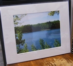 "Spring Look at Little Cove, Walden Pond" (14 x 11 Matted Print) – Deborah Shneider Smith