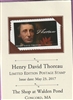 2017 Limited Edition Postage Stamp, Henry David Thoreau