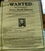 WANTED by U.S. Marshalls: Henry David Thoreau (poster)