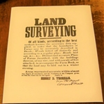 Thoreau's Land Surveying Ad as Poster