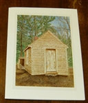 Thoreau's Walden Cabin Note Card - Susan McAllister
