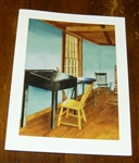 Interior of Thoreau's Walden Cabin Note Card - Susan McAllister