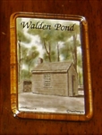 Magnet (Lucite): Thoreau's Walden Cabin - Brad Tonner