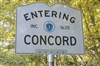 Entering Concord Postcard - Fred Popper