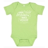 Infant Onesie (green) with Thoreau "Child" Quote