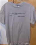 "Beware of All Enterprises that Require New Clothes" T-Shirt with Thoreau Quote