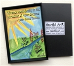 Heartful Art Magnet - Thoreau Quote: "Advance confidently in the direction of your dreams"