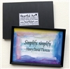 Heartful Art Magnet - Thoreau Quote: "Simplify, Simplify"