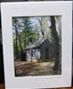 "Thoreau’s Cabin Replica in Spring" (11 x 14 Matted Print) – Alice Wellington