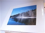 "Snow Sprites on Walden Pond" (20 x 16 Matted Print) - Alice H. Wellington