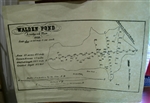 Henry Thoreau's Walden Pond Survey Map (poster)