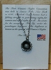 Pewter Sunflower Necklace