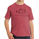 Youth T-shirt: "Time is but the stream I go a-fishing in" with Thoreau Quote