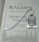 Pewter Bookmark with The Thoreau Society Cabin Logo