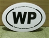 WP Walden Pond oval bumper sticker (Small)