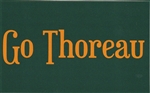 "Go Thoreau" sticker