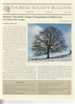 Thoreau Society Bulletin 327 Winter 2025