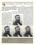 Thoreau Society Bulletin 332 Spring 2026