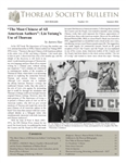 Thoreau Society Bulletin 333 Summer 2026