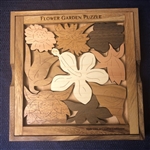 Flower Garden Wood Puzzle