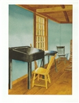 Interior of Thoreau's Walden Cabin postcard - Susan McAllister