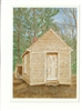 Thoreau's Walden Cabin Postcard - Susan McAllister