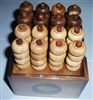 3-D Connect 4 Wood Game