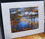 "Aerial View of Walden Pond from Tracks" (14 x 11 Matted Print) – Deborah Shneider Smith