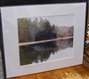 "Lone Fisherman at Walden Pond" (14 x 11 Matted Print) – Deborah Shneider Smith