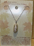 Silver Pine Cone Necklace