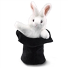 Rabbit in Hat Puppet