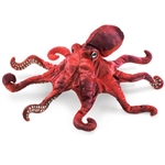 Red Octopus Puppet