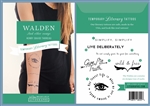 Temporary Literary Tattoos: Walden and Other Essays - Henry David Thoreau
