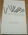 The Concord Saunterer: A Journal of Thoreau Studies, New Series Volume 22 (2014)