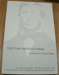 The Concord Saunterer: A Journal of Thoreau Studies, New Series Volume 25 (2017)